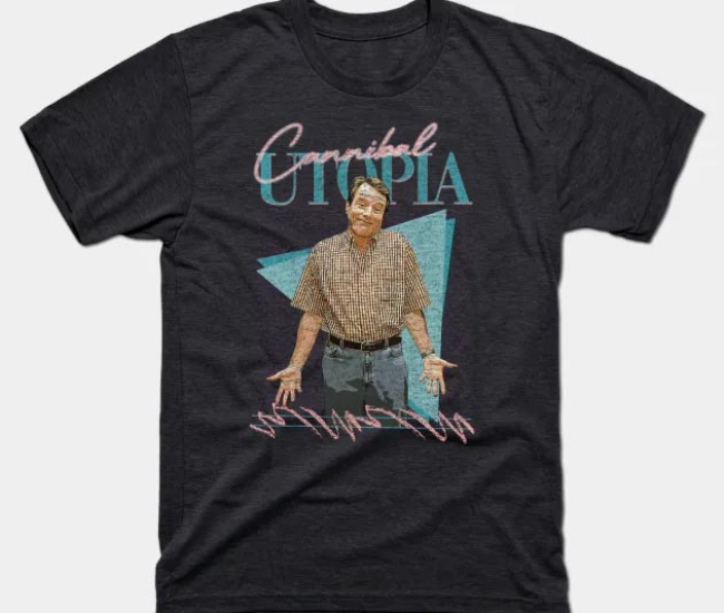 Cannibal Utopia /// 90s Styled Aesthetic Fan Design