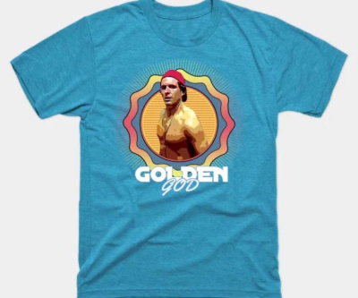 Golden God Retro Aesthetic T-Shirt